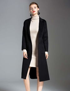 魅之女大口袋羊毛毛呢外套 国内服装拿货网站的优选之选